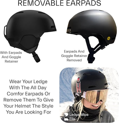 Giro Ledge Ski Helmet - Snowboarding Helmet for Men, Women and Youth