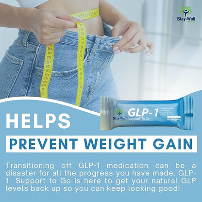GLP-1 Supplement | Natural GLP-1 Production | GLP 1 Booster Drink Mix to Control Appetite and Cravings | Great Tasting Metabolic Support - Yerba Mate, Garcinia Cambogia, Berberine [Tropical Fruit]