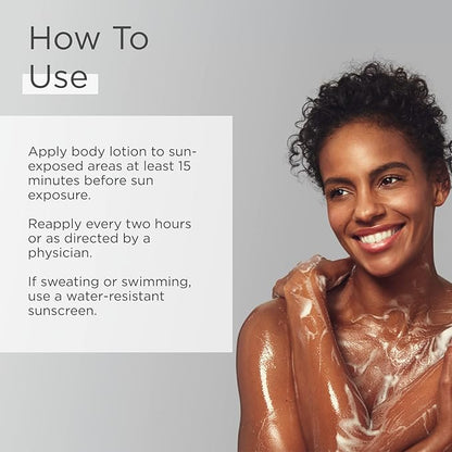 Glytone Daily Body Lotion with SPF 15–Broad Spectrum Sunscreen Moisturizer for Body –Spf Lotion with Glycolic Acid & Shea Butter – Sensitive Skin Sun Screen – Gives Non Greasy Sun Protection – 12 oz