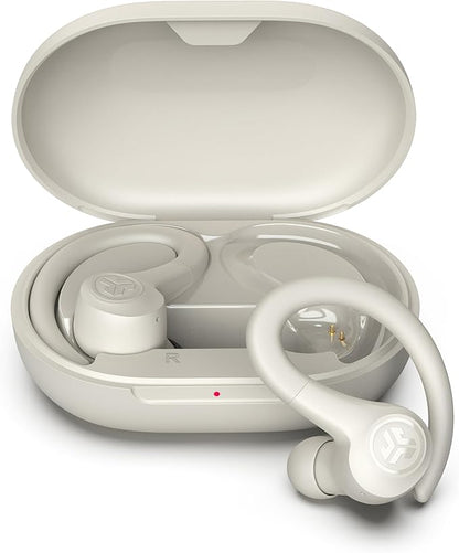 JLab Go Sport+ Wireless Workout Earbuds Featuring C3 Clear Calling, Secure Earhook Sport Design, 35+ Hour Bluetooth Playtime, and 3 EQ Sound Settings (Sand)