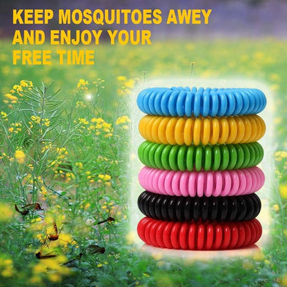 12 Pack Mosquito Bracelets