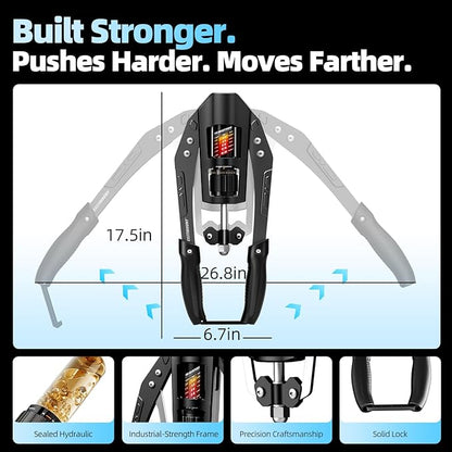 EAST MOUNT Twister Arm Exerciser - Adjustable 22-440lbs Hydraulic Power, Home Chest Expander, Shoulder Muscle Training Fitness Equipment, Arm Enhanced Exercise Strengthener