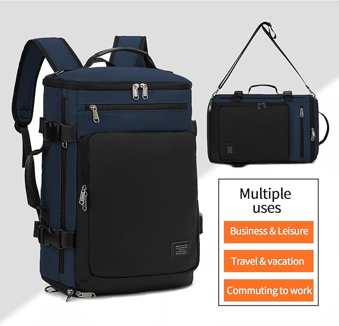 Kalesi Gym Duffle Bag Backpack 4-Way Waterproof with Shoes Compartment for travel Sport Hiking laptop