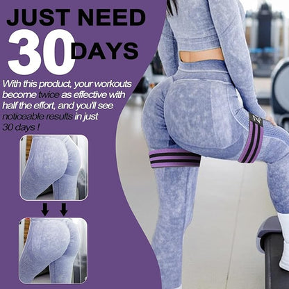 BFR Occlusion Bands for Women Legs Glutes Hip Building, Comfortable Elastic Booty Bands for Blood Flow Training Workouts Fast to Lift Your Butt,Squat,Thigh,Fitness