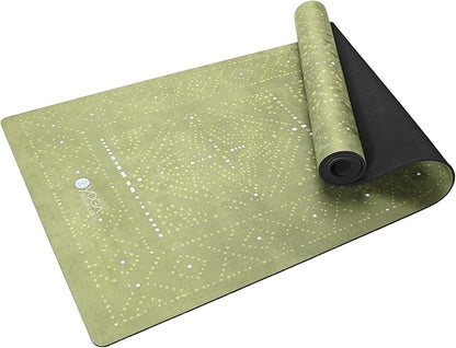 YOGA DESIGN LAB | The Combo Yoga Mat | 2-in-1 Mat+Towel | Eco Luxury | Ideal for Hot Yoga, Power, Bikram, Ashtanga, Sweat | Studio Quality | Includes Carrying Strap!