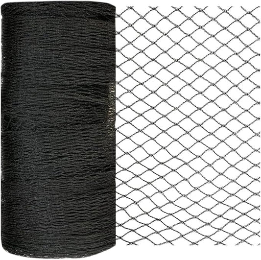 Bird Netting 7.5x65 Ft, 1/2In Mesh Heavy Duty Garden Netting Pest Barrier for Plants, Fruit Trees, Vegetables, Extra Strong Woven Mesh Netting, Animal Fencing Against Birds, Deer, Poultry