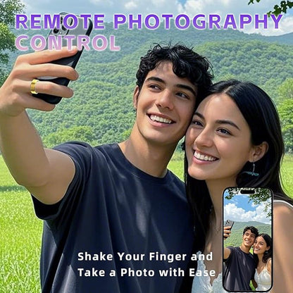 Health Fitness Tracker Ring for Women Men – Smart Ring with Heart Rate, SpO2, Blood Pressure, Sleep Monitoring with Charging Case,Remote Photography, Family Care, No Subscription Fee (Gold 11)