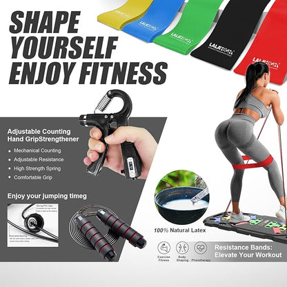 LALAHIGH Portable Exercise Equipment: Complete Home Fitness System