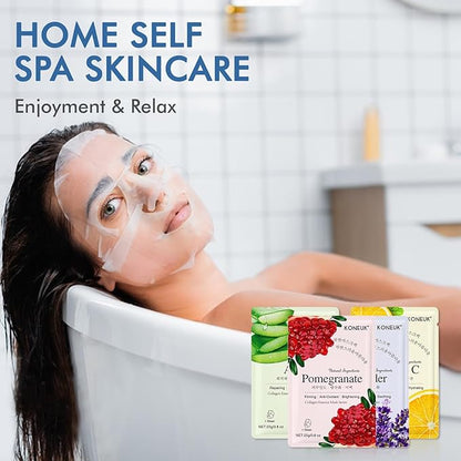 126 Pack Sheet Face Masks Skincare, Bulk Facial Mask Gifts Set for Women Skin Care, Hydrating Face Masks Suitable for All Skin Types, Face Mask Spa for Sensitive Skin