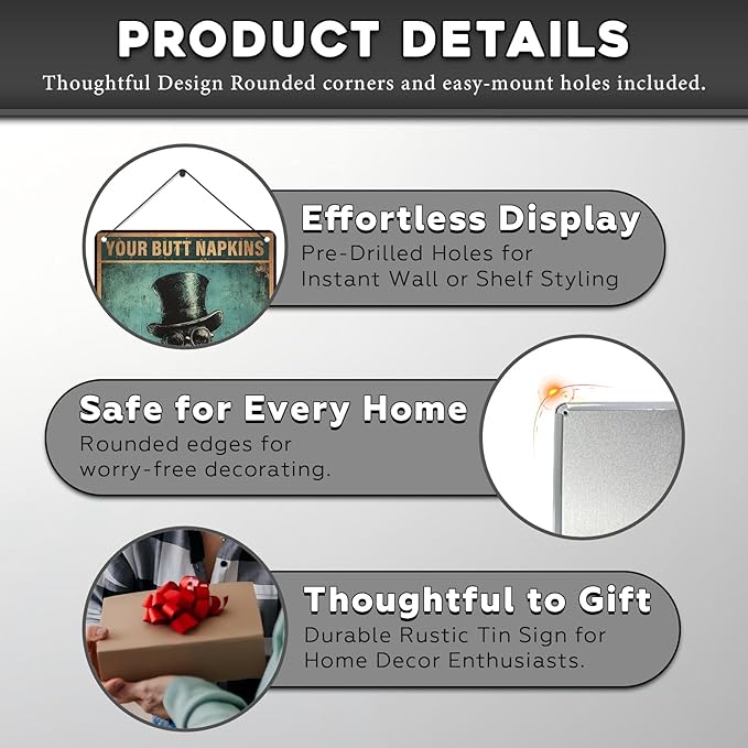 Funny Octopus Retro Metal Tin Sign Nautical Bathroom Decor Toilet Restroom Funky Home Decor Wall Art Sign 12 * 16inch