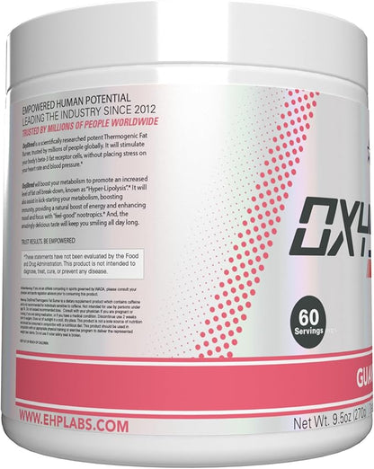 EHP Labs OxyShred Pre Workout Powder & Shredding Supplement - Preworkout Powder with L Glutamine & Acetyl L Carnitine, Energy Boost Drink - Guava Paradise, 60 Servings