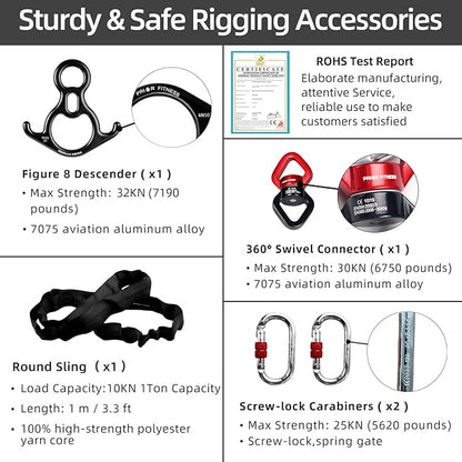 PRIOR FITNESS Aerial Silks Kit Colorful 9/15/20 Yards 40D Nylon Fabric Hammock Set With Hardware & Guide for All Levels Of Aerial Yoga Practice and Acrobatic Flying For Adults Aerial silk