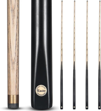 Kmise Pool Cue Sticks, 41"/57??58" Hardwood Pool Cue Set of 4/6/8, 13OZ/20OZ with 13/10 MM Brass Tips, Table Billiard Cue Stick for Bar, Home, Billiard Room