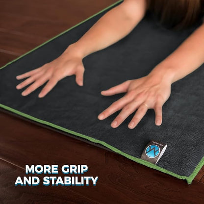 Youphoria Yoga Microfiber Non-Slip Towel - Hot Yoga Mat Towel for Enhanced Grip and Sweat Absorption
