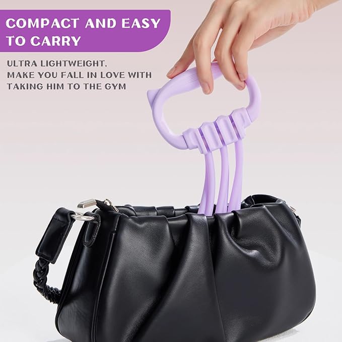 Resistance Bands with Handles, Single Resistance Bands, Exercise Bands with Comfortable Handles, Resistance Training, Physical Therapy, Home Workouts, Fitness, Pilates