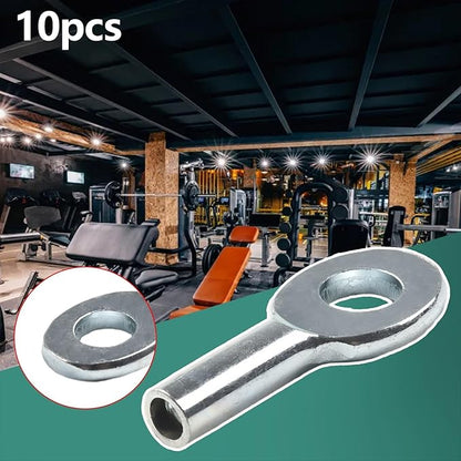 10 Pcs Gym Pulley Machine Cable Eyelet Terminal Interface Port, Gym Machine Accessories For 5Mm/6mm Cable Ball Stopper Interface Port Components For Various Equipment Cables(6mm)