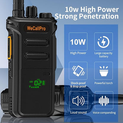 10W Long Range Walkie Talkies for Adults WCP02 (Only