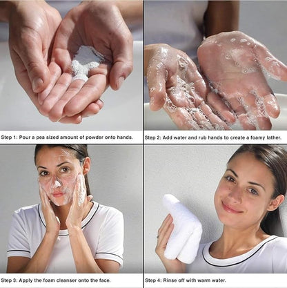 Hanalei Papaya Powder Face Cleanser - Gentle Daily Exfoliating Wash, Hydrating Non-Stripping Formula for All Skin Types - Travel-Friendly - Cruelty-Free & Paraben-Free, 60g