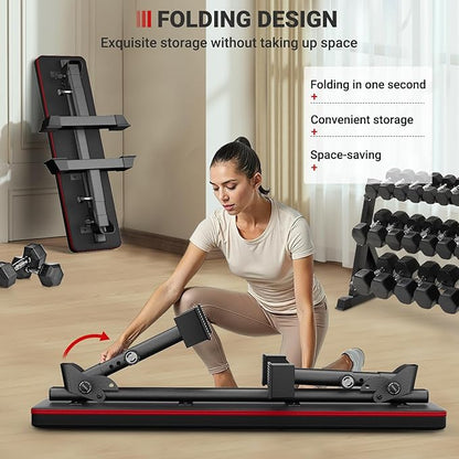 Flat Weight Bench - Heavy Duty Foldable Workout Bench for Home Gym, 1300lb Capacity Adjustable Strength Training Bench Press for Ab and Full Body Exercises, Sturdy and Easy to Fold