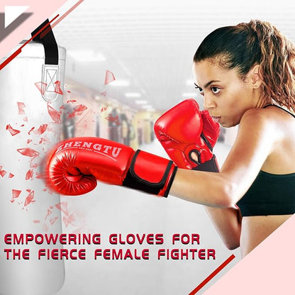 Boxing Gloves for Men & Women Bag Gloves Boxing Training Gloves, Pro Grade Sparring Training Fight Gloves Muay Thai MMA