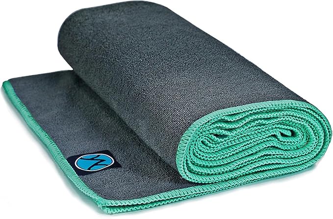 Youphoria Yoga Microfiber Non-Slip Towel - Hot Yoga Mat Towel for Enhanced Grip and Sweat Absorption