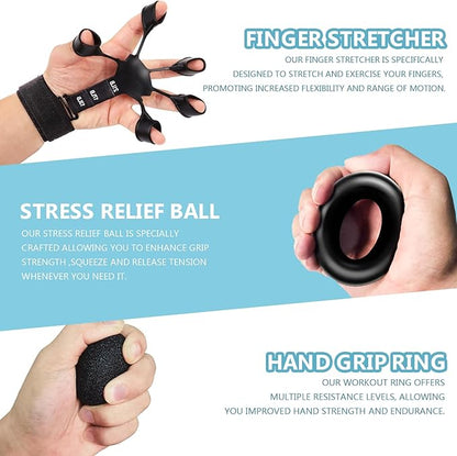 10 Pack Grip Strength Trainer Kit