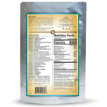 Functional Formularies Liquid Hope Peptide High Protein Organic Tube Feeding Formula and Nutritional Meal Replacement Supplement, 12 Oz Pouch, Pack of 24