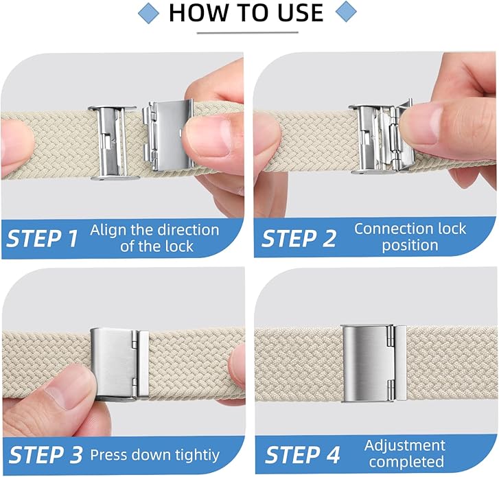Braided Solo Loop Bands Compatible with Fitbit Sense/Versa 3 Smart Watch for Women Men, Breathable Stretchable Sport Wristband for Fitbit Sense/Versa 3 Women Men