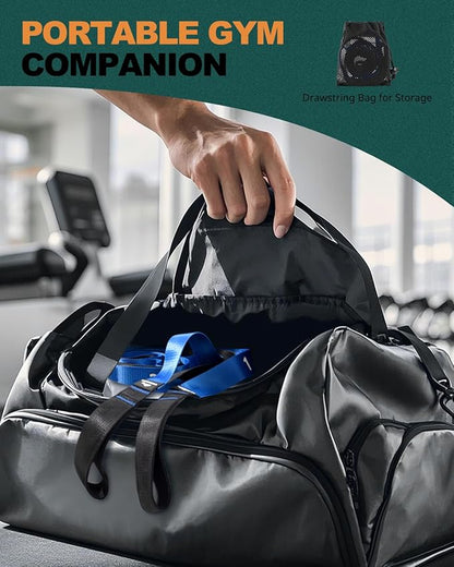 Trideer Stretching Strap for Physical Therapy, Non-Elastic Yoga Straps for Stretching with 10 Loops, Durable Nylon Stretch Bands for Exercise, Pilates, Gymnastics, Leg Stretcher with Guidance and Drawstring Bag