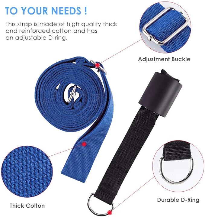 Leg Stretcher, Door Flexibility & Stretching Leg Strap - Great for Ballet Cheer Dance Gymnastics or Any Sport Leg Stretcher Door Flexibility Trainer Premium Stretching Equipment