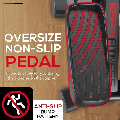 KeppiFitness Steppers for Exercise at Home, Stair Stepper with Resistance Bands for Home Cardio Exercise - FITSTEP Series