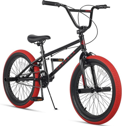 Freestyle BMX Bike, 18 20 Inch Kids Bicycle for 5-13 Years Old Kids and Beginner Level Rider, Multiple Colors
