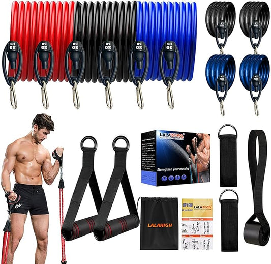 LALAHIGH Portable Home Gym System for Men and 20 Fitness
