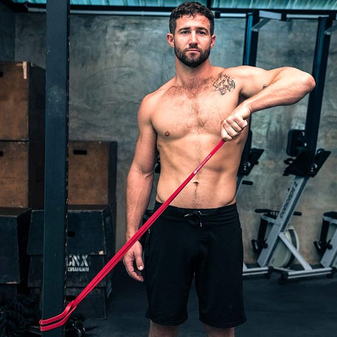 WOD Nation Pull Up Assistance Bands (10-175lbs Band) - Best for Pullup Assist, Chin Ups, Resistance Bands Exercise, Stretch, Mobility Work & Serious Fitness - 41 inch Straps