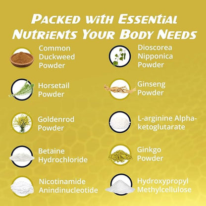 EnergyTune Energy Supplements, Increases Nutrient Absorption and Promotes Overall Health and Immune Support - Non-GMO, Gluten Free, Vegetarian - Veg Capsules (60 Count (Pack of 3))