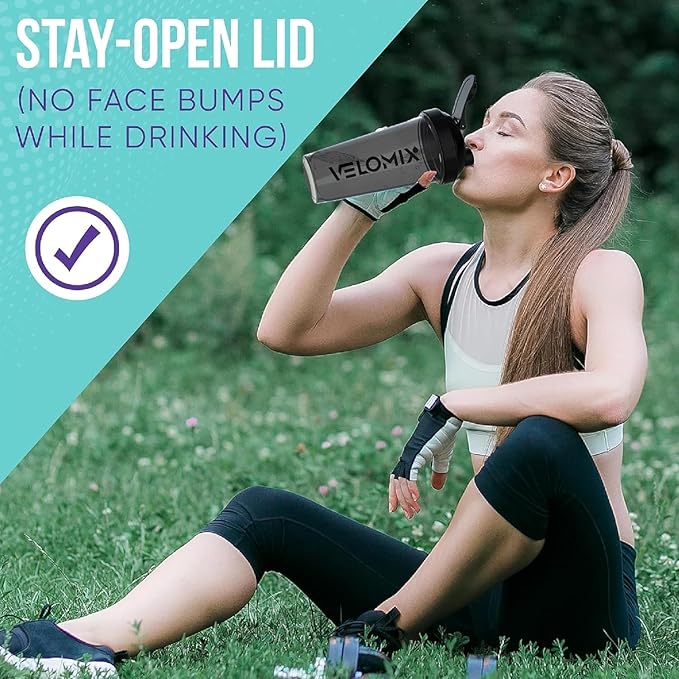 '-4 PACK- 28 oz Protein Shaker Bottle for Protein Mixes - 4x Wire Whisk | Leak Proof Shaker Cups for Protein Shakes | Protein Shaker Bottle Pack | Protein Shake Cup(All in Black)