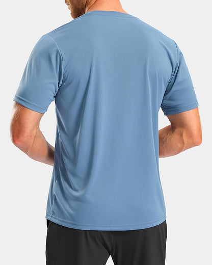 G Gradual Men's Workout Shirts Quick Dry Athletic Running T-Shirts Lightweight Moisture Wicking Short Sleeve Sports Gym Tops