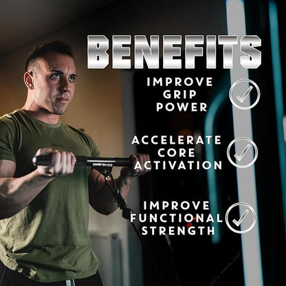 EVMT 15-Inch LAT Pulldown Attachments for Home Gym – LAT Pull Down Bar, Cable Machine Accessories for Tricep Bar, Bicep, Back Training, Full Rotation, Heavy-Duty Strength Workout Equipment