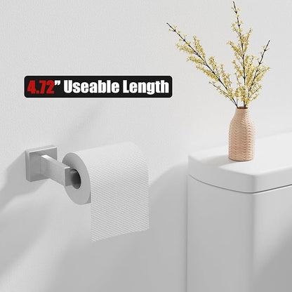 10-Pieces Brushed Nickel Bathroom Accessories Set 23.6 Inch