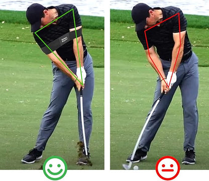 Gadget Beyond Golf Swing Training Aid, Swing Correcting Arm Band Golf arm Training aid Black, Golf Swing aids Training,Golf Swing Trainer