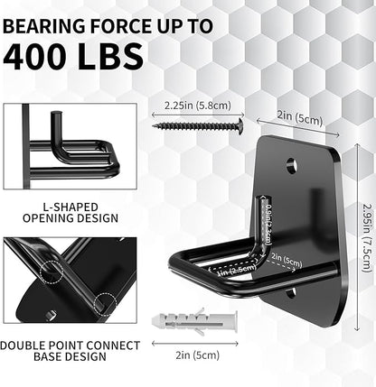 Resistance Band Wall Anchor, Squats Workout Equipment, 3PCS Resistance Band Anchor Mount System, Arm Workout at Home Fitness Equipment, Home Gym Wall Anchor for Strength Training, Physical Therapy