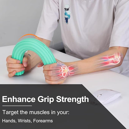 Flex Therapy Strengthener Bar for Tennis Elbow, Golfers Elbow, Tendonitis - Physical Therapy Resistance Bar for Wrist and Forearms Pain Relief