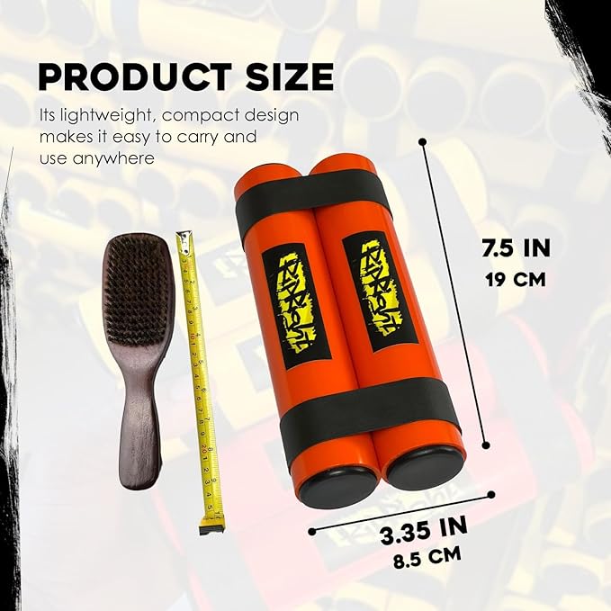 RipStick, Workout Equipment for Joint Rehab, Shoulder and Resistance Training, Muscle Building and Core Workout Equipment with 6 Adjustable Resistance Bands