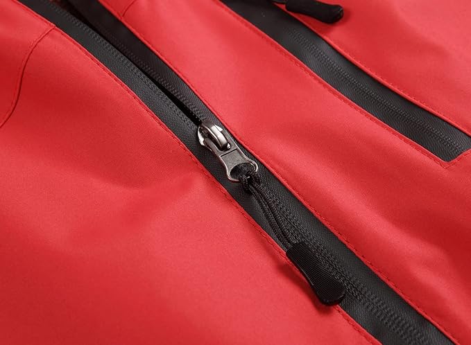 GIISAM Mens Windproof Jacket Waterproof Lightweight Mountain Sport Jacket for Men Hooded Windbreaker Raincoat