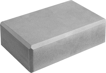 Sunshine Yoga 3" Yoga Block, 10 Pack Bulk EVA Foam Yoga Blocks, Firm and Supportive Yoga Brick, Balance Foam for Stretching, Pilates, and Workout, 3" x 6" x 9"