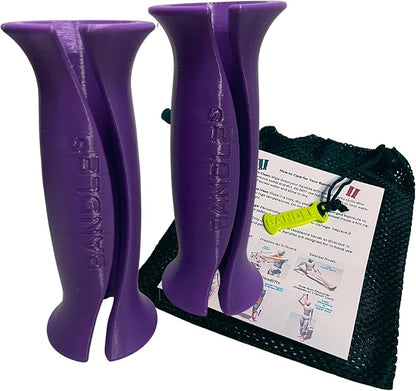 Bandle™ - True Ergonomic Handles for Resistance Bands | Unleash The Full Potential of Pain-Free, Full-Body Workouts | Durable & Comfortable for High-Intensity Training (2 Handles)