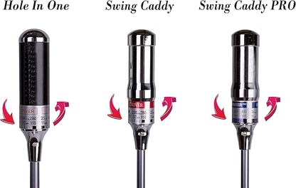 Hole in One: Golf Swing Trainer Patented for Distance, Rhythm, Tempo, Accuracy & Warmup