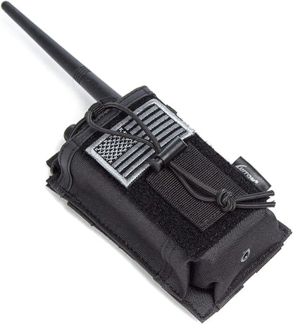 2 Pack Tactical Radio Holder Radio Case Molle 3 Pack