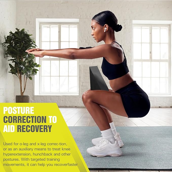 Foam Wedge Slant Board, 2 Pack Squat Wedge for Yoga, Calf Stretching, Physical Therapy & Foot Rehabilitation - Exercise Blocks for Squats, Balance, Pushup & Pilates (Black)