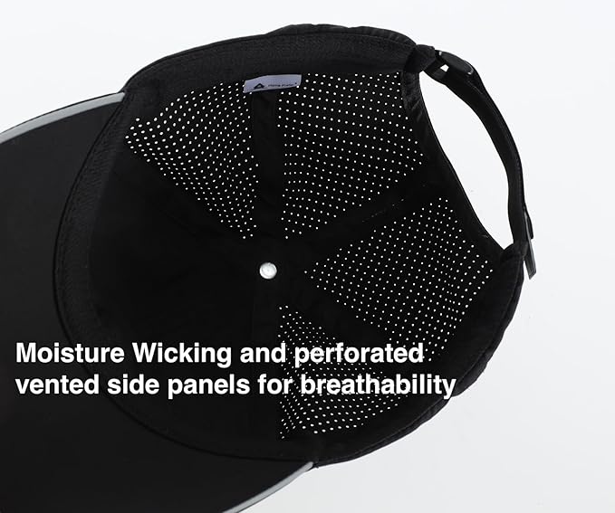 Home Prefer Reflective Water Repellent Quick Dry Airy UPF50+ Sun Hat for Men Women Outdoor Sports Baseball Caps Unisex